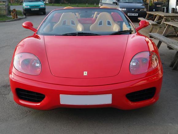 ferrari 360 spider front view