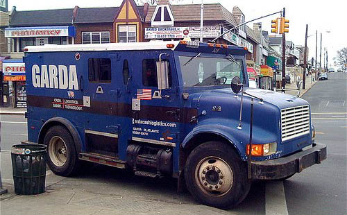 Garda armored car