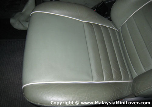 Cleaning leather car seats