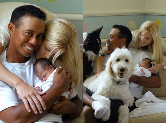 Tiger Woods and family