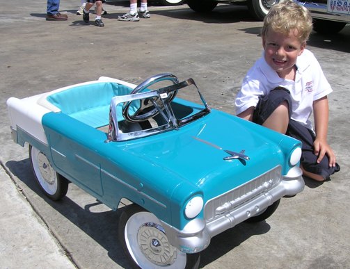 1955 Chevy convertible toy car